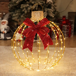GLITTER 3D GOLD BALL WITH BOW 128LED ΛΑΜΠ ΘΕΡΜ FLASH ΧΡΥΣ ΚΑΛ ΧΑΛΚ ΑΝΤΑΠΤ 4,3VDC 60cm IP44 ΔΙΑΦ ΚΑΛ - X0712814102