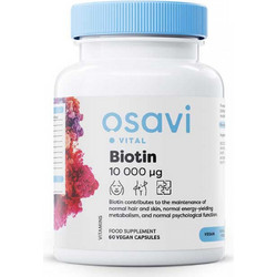 Osavi Biotin 10000μg 60 Κάψουλες