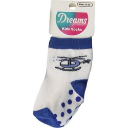 Dreams New Born Καλτσάκια Ελικόπτερο Λευκό (2396012-18/20)