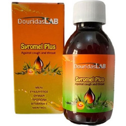 Douridas Lab Syromel Plus Φυτικό Σιρόπι για Ξηρό Βήχα για Ενήλικες 150ml
