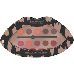 TECHNIC Lip Palette-Παλέτα Μακιγιάζ Με Κραγιόν Σε 18 Αποχρώσεις