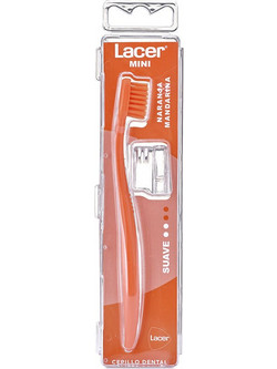 Lacer Mini Soft Οδοντόβουρτσα Πορτοκαλί