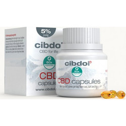 Cibdol CBD 5% 500mg 60 Μαλακές Κάψουλες