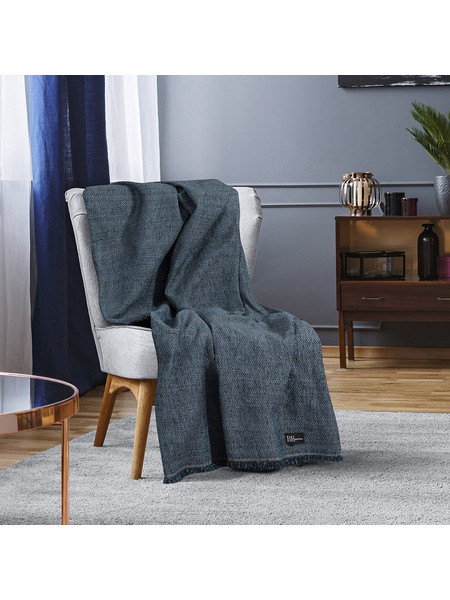Ύφασμα από ριχτάρι (Φ180) Beauty Home Art 8552 Petrol