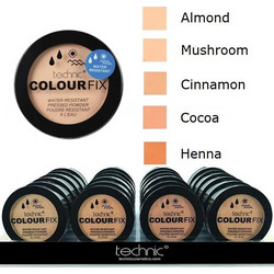 Technic Colour Fix Water Resistant Porcelain Pressed Powder 10gr