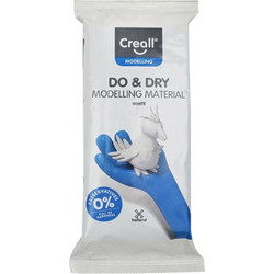 Creall Do & Dry Πηλός Λευκός 500 gr χειροτεχνίας (Στεγνώνει με τον Αέρα) Air Dry Modelling Clay Bar 53610 0.92.264