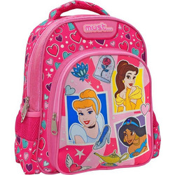 Must Disney Princess Polaroid Σχολική Τσάντα Πλάτης Νηπιαγωγείου Ροζ 563426
