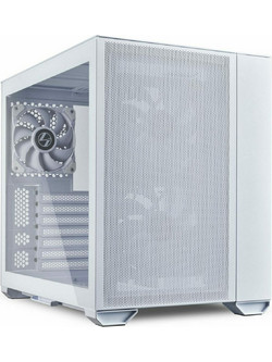 Lian Li O11 Air Mini White Gaming Mini Tower Κουτί Υπολογιστή με Πλαϊνό Παράθυρο