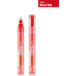 MONTANA CANS MONTANA MARKER MONTANA CANS ACRYLIC MARKER FINE 2ΜΜ - RED