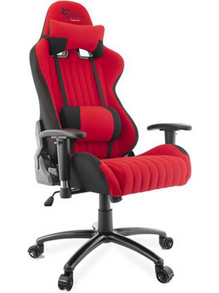 Shark Red Devil Καρέκλα Gaming Δερματίνης με Ρυθμιζόμενα Μπράτσα Μαύρη Κόκκινη 107-01-000165