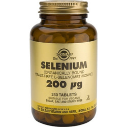 Solgar Selenium 200μg 250 Ταμπλέτες