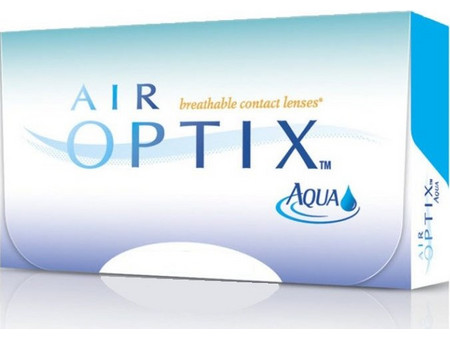 Alcon & Ciba Vision Air Optix Aqua Μηνιαίοι Φακοί Επαφής Σιλικόνης Υδρογέλης 4τμχ