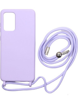 Technovo Silicone Case Lace Samsung Galaxy A54 5G Λιλά