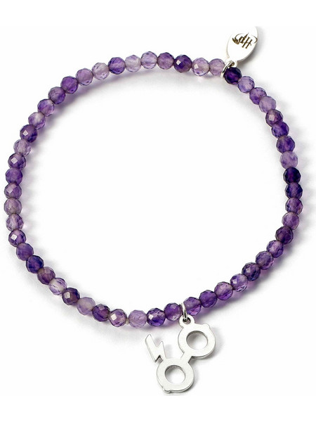 HARRY POTTER - Harry's Glasses - Sterling Silver Charm & Pearls Bracelet