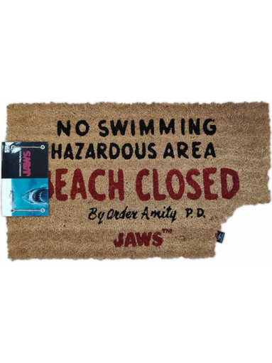 JAWS - Beach Closed - Doormat '60x40x2cm'