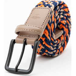 Fynch Hatton Ζώνη της σειράς Braided - FM4009 H4507 4933 Dark Blue Orange