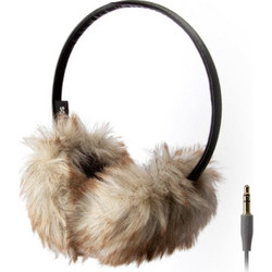 SBS Handsfree Stereo Earset 3.5 Jack Fur - (HEADPHONEFURW)