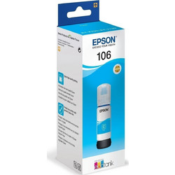 Epson 106 Cyan Μελάνι Εκτυπωτή Inkjet C13T00R240