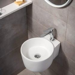 Pindos White Matt 31x40 - Νιπτηρας Μπανιου