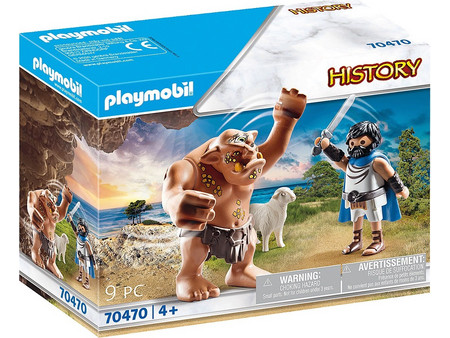 Playmobil History Ο Οδυσσέας & ο Κύκλωπας Πολύφημος για 4+ Ετών 70470