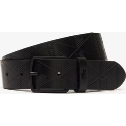 Lacoste Ανδρική Ζώνη Δερμάτινη Μαύρη ALL-OVER