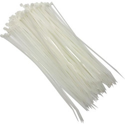 Δεματικά Καλωδίων 370x4.8mm Λευκά Arte Plast 100τμχ