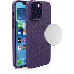 MagSafe Woven Case for iPhone 15 Pro - purple