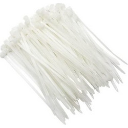 Δεματικά καλωδίων 20x0,4cm 50τμχ MA-J-1032 λευκό χρώμα