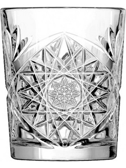 Libbey Σετ Ποτήρια Ουίσκι Γυάλινο Old Fashioned Hobstar Dof 12τμχ 90.0049