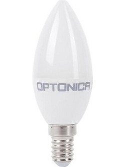 OPTONICA LED λάμπα candle C37 1430, 8W, 2700K, 710lm, E14