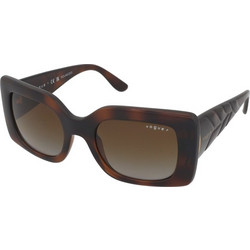 Vogue VO5481/S 2386/T5 Γυναικεία Γυαλιά Ηλίου Oversized Κοκάλινα Ταρταρούγα με Καφέ Φακό