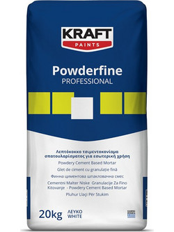 KRAFT PROFESSIONAL POWDERFINE ΣΤΟΚΟΣ ΣΠΑΤΟΥΛΑΡΙΣΜΑΤΟΣ 20KG (JF901100000020)