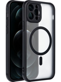 Is Tpu Full Matte Mag Iphone 12 Pro Black Backcover - (MAGFMIP12P)