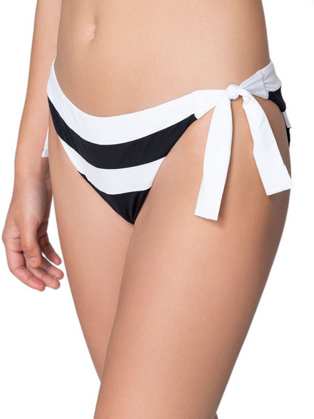 Luna Iconic Bikini Slip Μαύρο Λευκό 94103