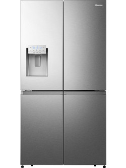 Hisense RQ760N4AIF Ψυγείο Ντουλάπα 585lt No Frost Υ178.5xΠ91.2xΒ72.5cm Inox