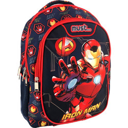 Must Marvel Iron Man Σχολική Τσάντα Πλάτης Δημοτικού Πολύχρωμη 506218