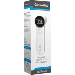 ControlBios Dual Mode Ψηφιακό Θερμόμετρο Υπερύθρων Μετώπου Κατάλληλο για Μωρά