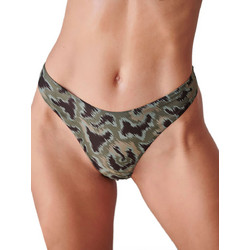 BLU4U Art Leo Bikini Brazil Animal Print Χακί 22365155-15