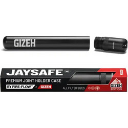 Gizeh - Jaysafe Κύλινδρος Αποθήκευσης Μεταλλικός Premium 11cm - Μαύρο
