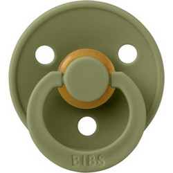 BIBS Colour Πιπίλα Καουτσούκ 0m+ Olive