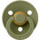 BIBS Colour Πιπίλα Καουτσούκ 0m+ Olive