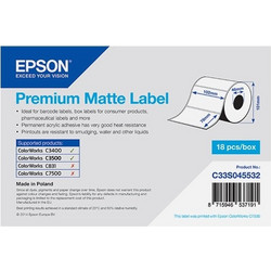 Αυτοκόλλητες Ετικέτες Epson C33S045532 Premium Matte 102 x 76 mm