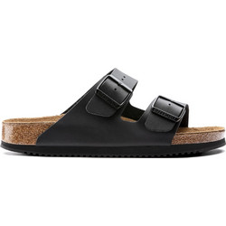 Birkenstock Arizona Δερμάτινα Ανδρικά Σανδάλια Ανατομικά Μαύρα 1018222