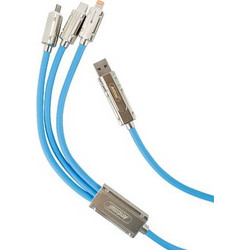 Καλώδιο φόρτισης και δεδομένων USB & Type-C σε Type-C, Lightning & micro usb 120watt