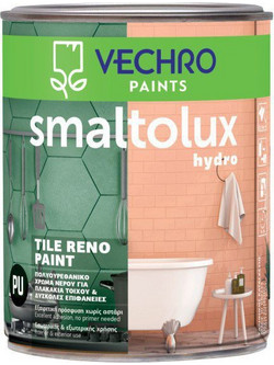 Vechro Smaltolux Hydro Tile Reno Paint Λευκό 0.75lt