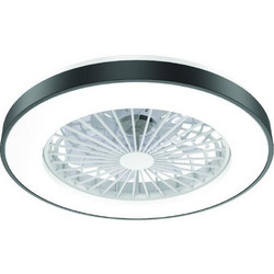 Aca FANOKBL10G Ανεμιστήρας Οροφής 50cm 22W με Φως & Τηλεχειριστήριο Μαύρος