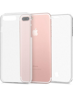Θήκη Σιλικόνης 360 για iPhone 7 Plus/ 8 Plus Διάφανο