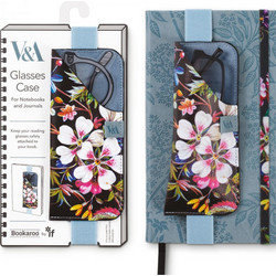 Θήκη Γυαλιών για Βιβλίο If Bookaroo Case V&A - Black Floral 49402