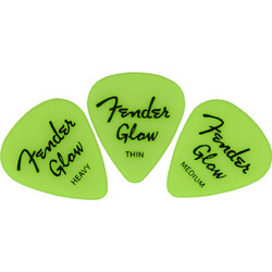Fender Glow In The Dark 351 Mix Πένες (12 τμχ)