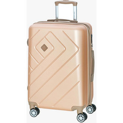 Bartuggi 712-8074 Βαλίτσα Μεγάλη 75x48x28cm με 4 Ρόδες Χρυσή